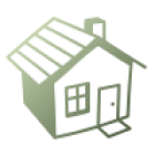 Sustainable energy house illustration