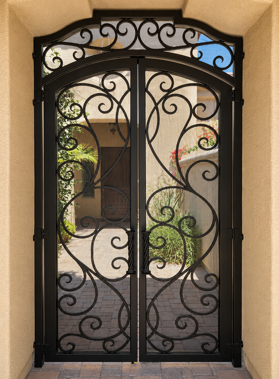 Custom Iron Entry Door